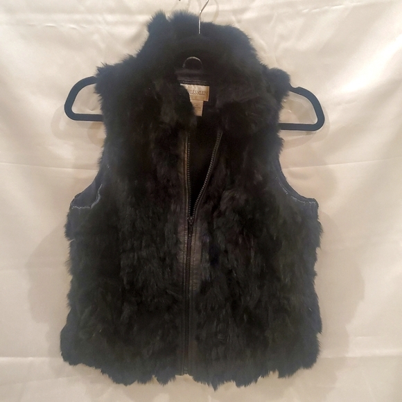 Charles Klein Jackets & Blazers - Charles Klein Rabbit Fur Vest